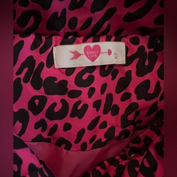 BL Jolie puffer jacket in pink Leo - Picture 6 of 7